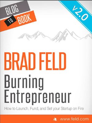 cover image of Brad Feld's Burning Entrepreneur